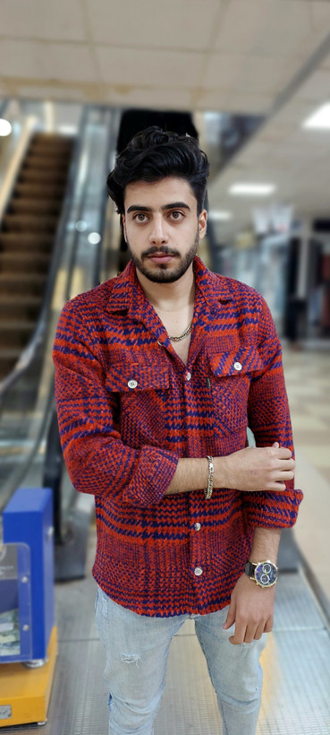 پیراهن پشمی در حد پتو سایز بندی m l xl xxl