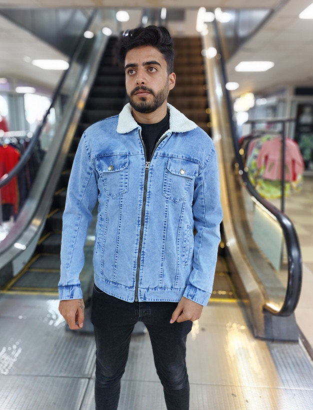 کت جین مردانه داخل خز (ارسال رایگان)